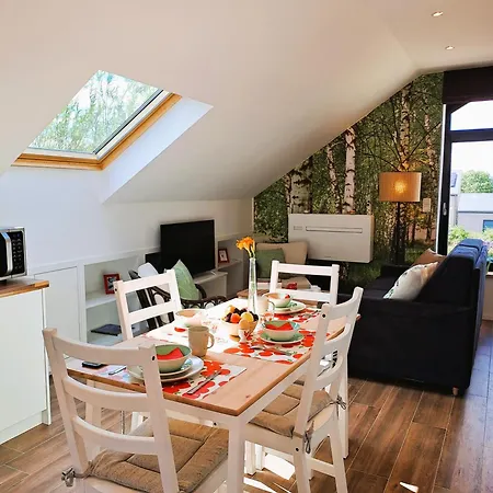 Studio 4 Pers Avec Balcon Et Jardin Sprimont Exterior photo